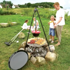 Bon-Fire basis bålsæt med gryde og BBQ-pande