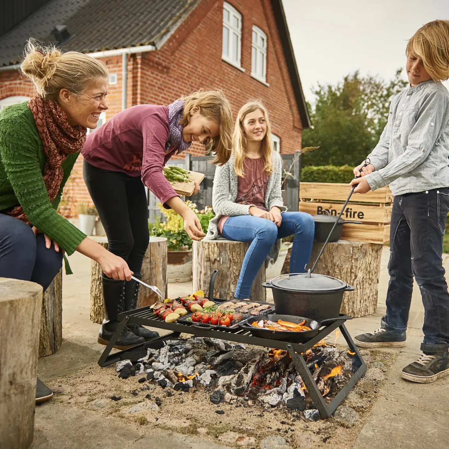 Bon-fire dutch oven 5,5l - støbejern