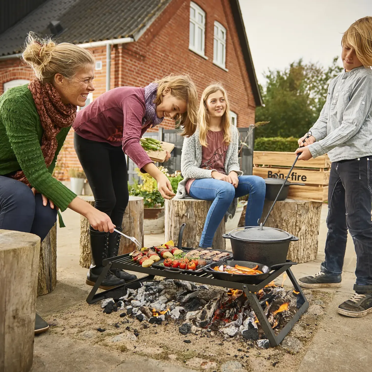 Bon-fire dutch oven 5,5l - støbejern