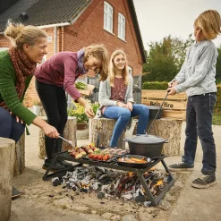 Bon-fire grillplade - støbejern, 29 x 36 x 1,8 cm