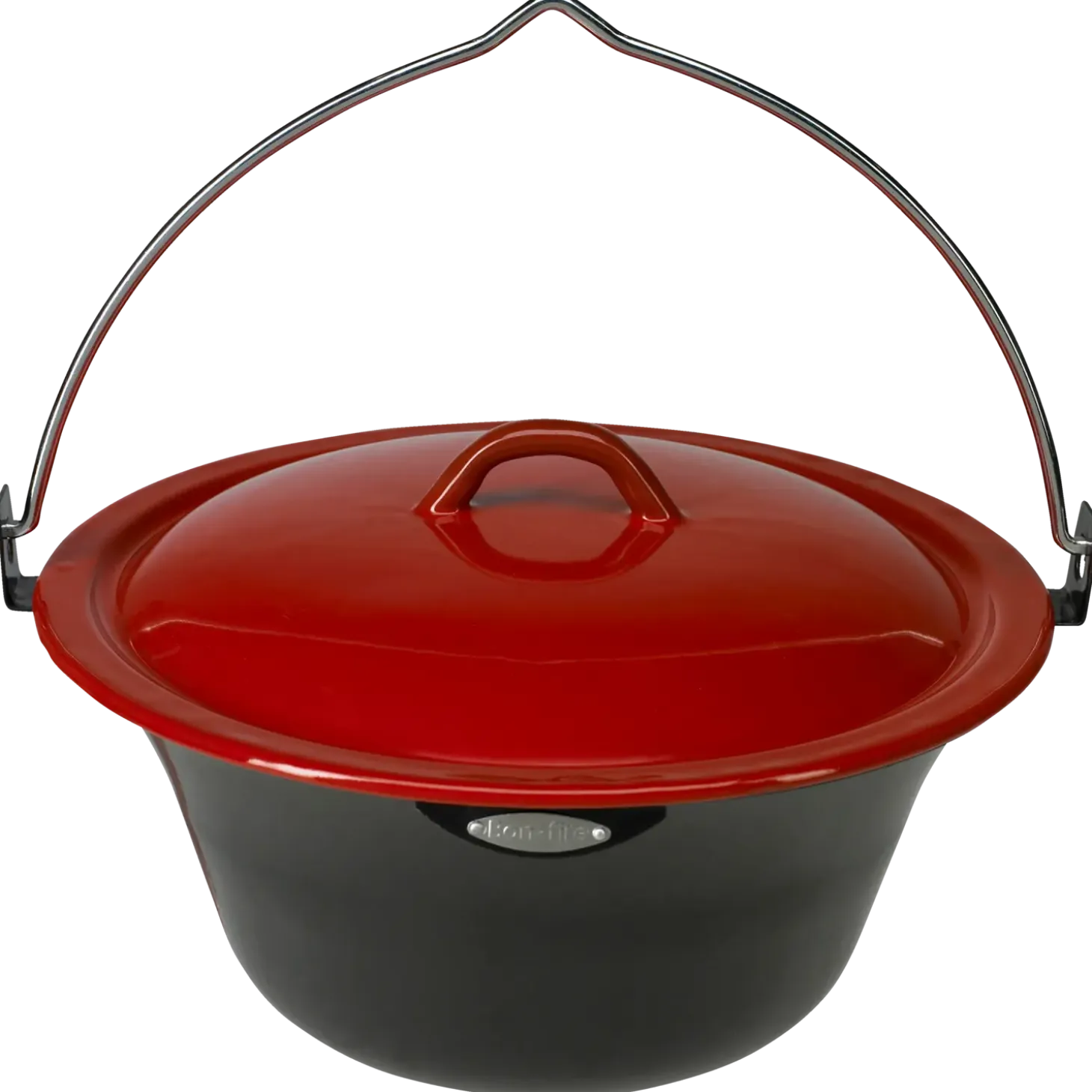 Bon-fire gryde 15 l, sort emalje