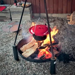 Bon-fire gryde 15 l, sort emalje