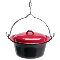 Bon-fire gryde 6 l, sort emalje