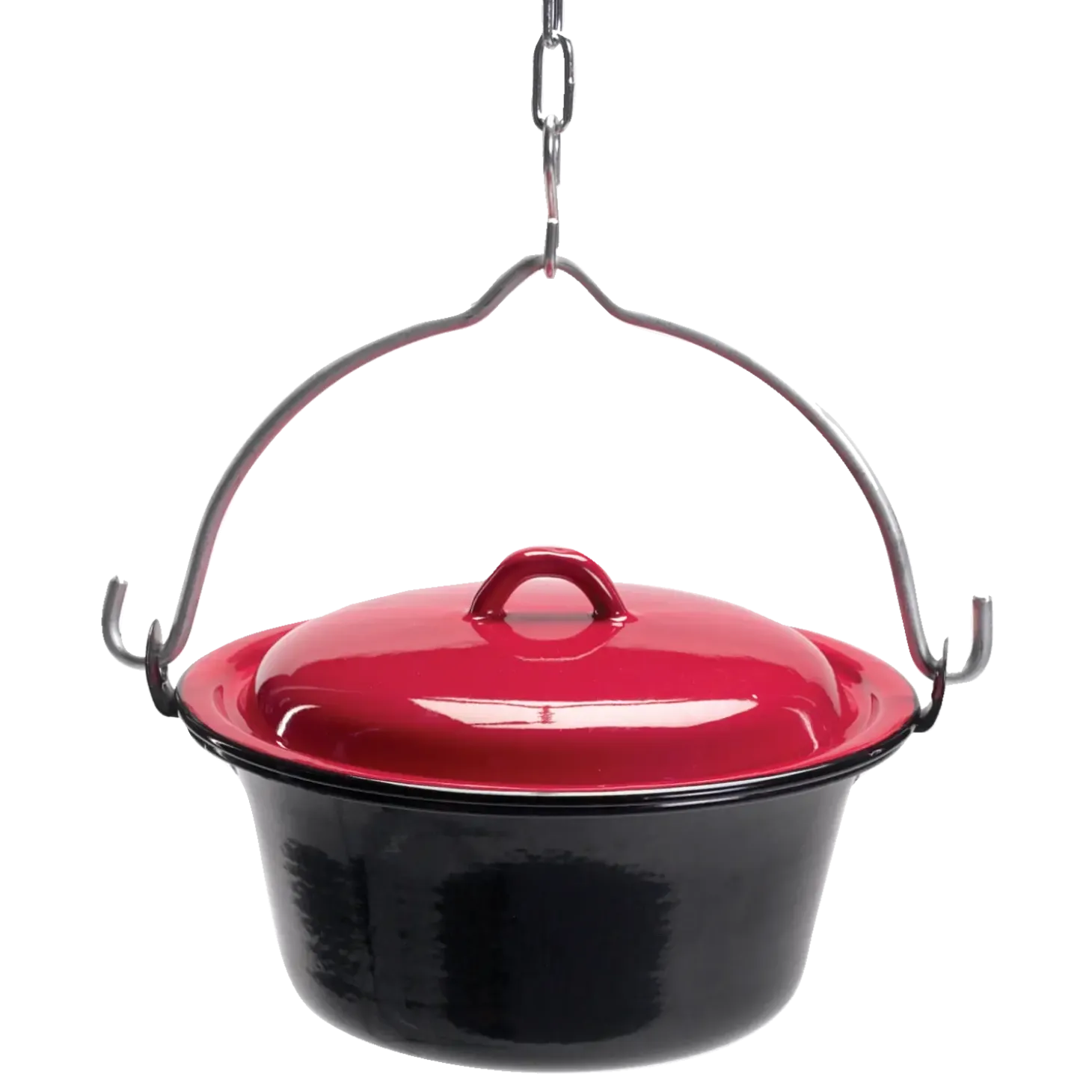 Bon-fire gryde 6 l, sort emalje
