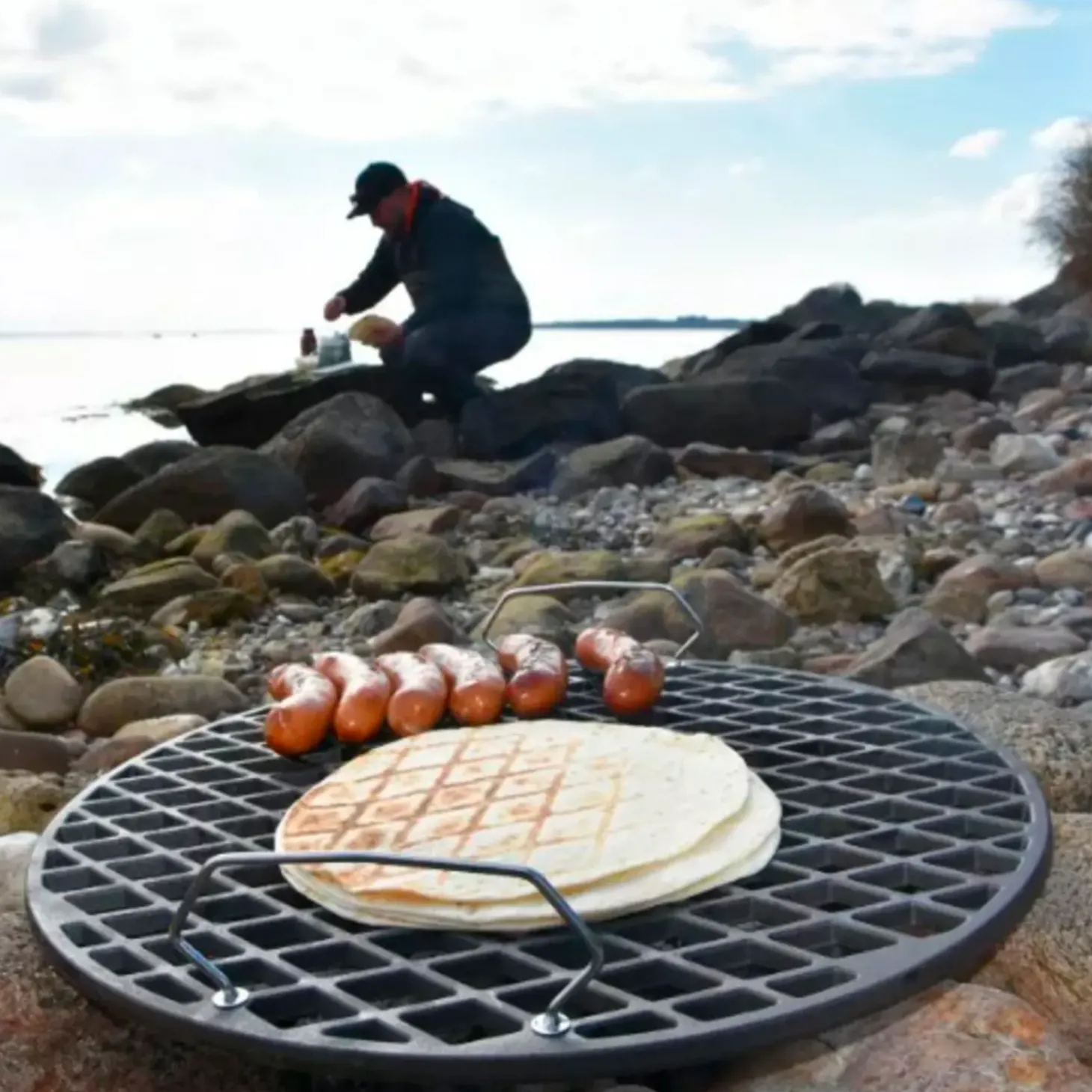 Bon-fire gryde 6 l, sort emalje