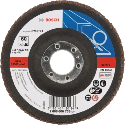 Bosch Expert X551 rondelslibeskive til metal korn 60 Ø115 mm