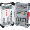Bosch Extra Hard skruebit og HSS metalborsæt, display, 35 dele
