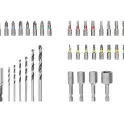 Bosch Extra Hard skruebit og HSS metalborsæt, display, 35 dele