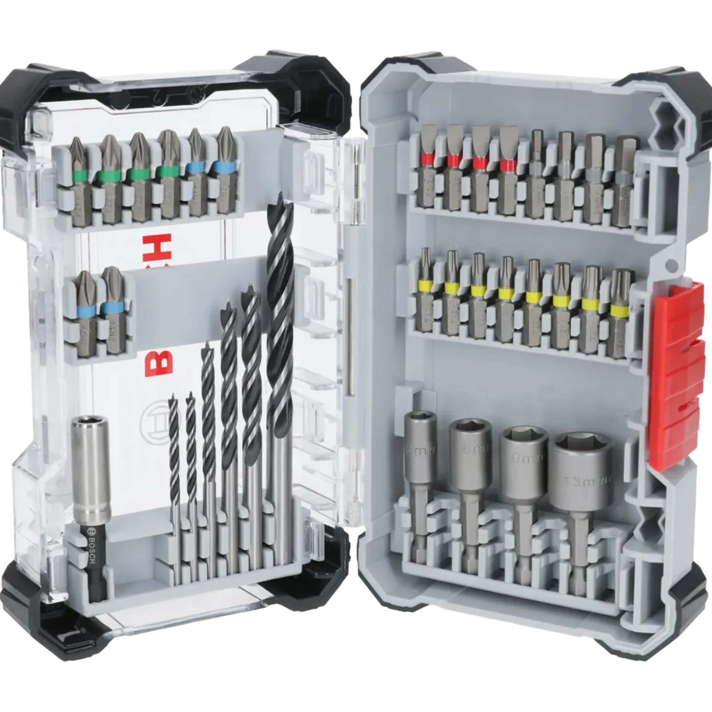Bosch Extra Hard skruebit og PRO Wood borsæt, display, 35 stk.