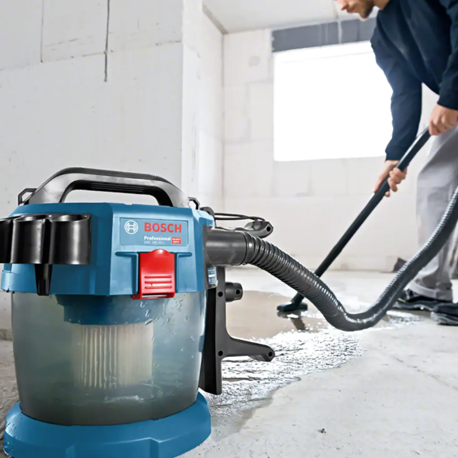 Bosch GAS 18V-10 L akku støvsuger inkl. tilbehør