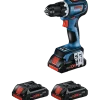 Bosch GSR 18V-90 C bore-/skruemaskine 3x4.0 Ah Procore batteri/lader i L-BOXX