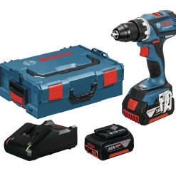 Bosch GSR 18V-EC bore/skruemaskine 2x5,0 Ah i L-BOXX