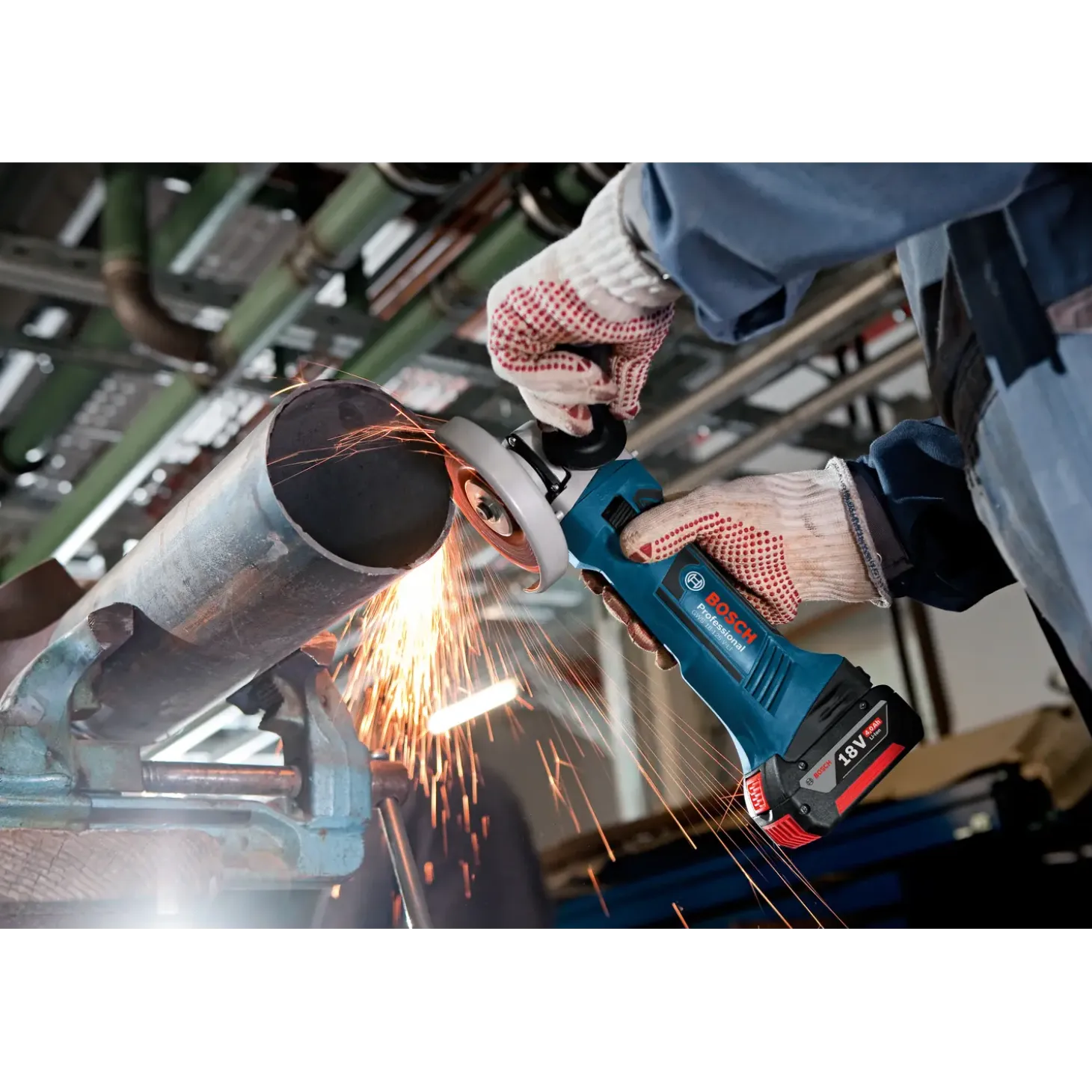 Bosch GWS 18-125 V vinkelsliber solo