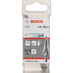 Bosch HSS-borehoved til trinboring 6-3 mm 3-flat-skaft