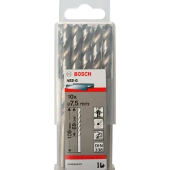 Bosch HSS-G metalbor DIN 338 Ø1x34 mm 2 stk.