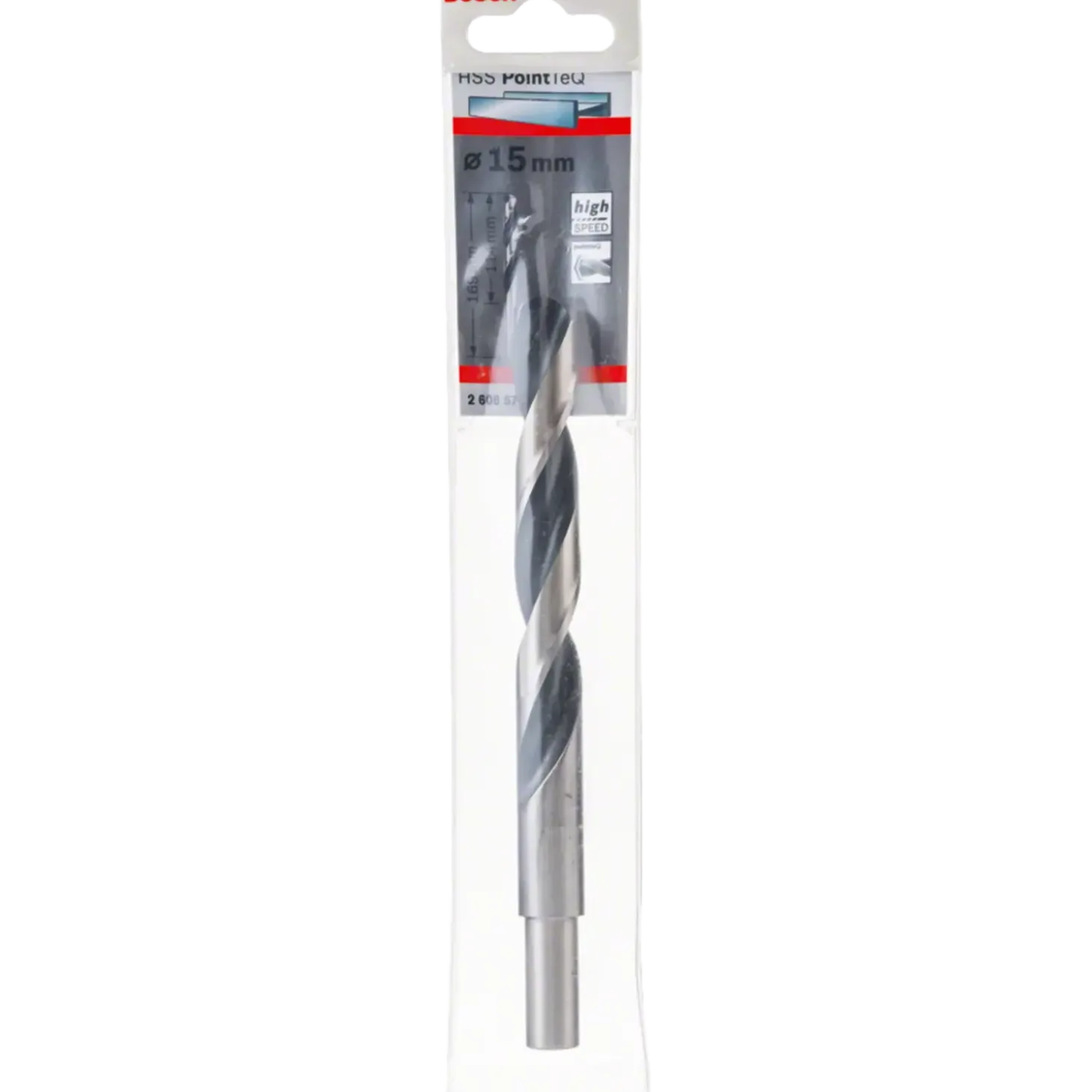 Bosch HSS-spiralbor PointTeQ 15,0 mm (reduceret skaft)