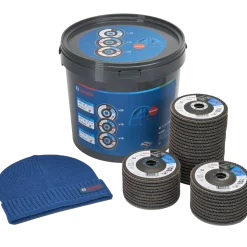 Bosch lamelslibesæt spand K40-80 125mm 40 stk