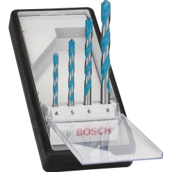 Bosch multi borsæt Ø4-8 mm. Robustline 4 dele