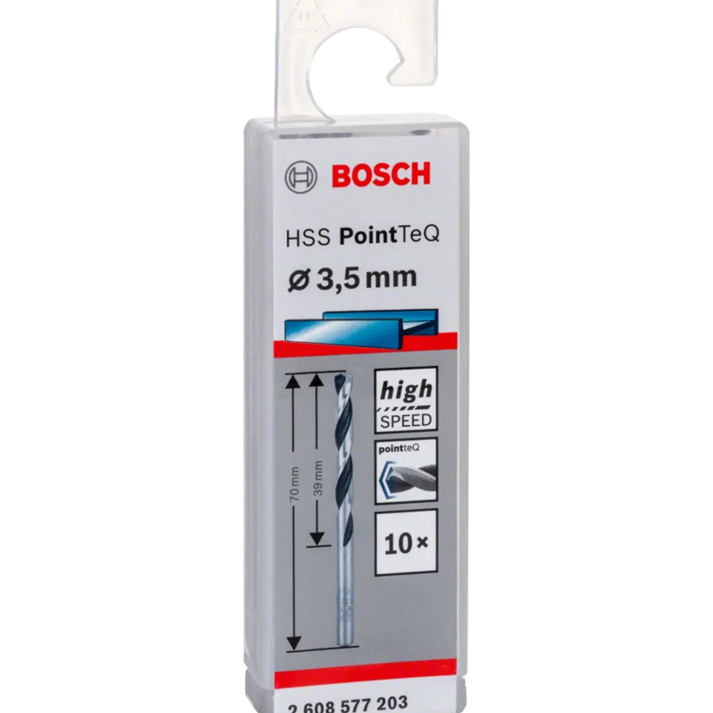 Bosch Pointteq HSS-spiralbor 3,5 mm 10 stk.