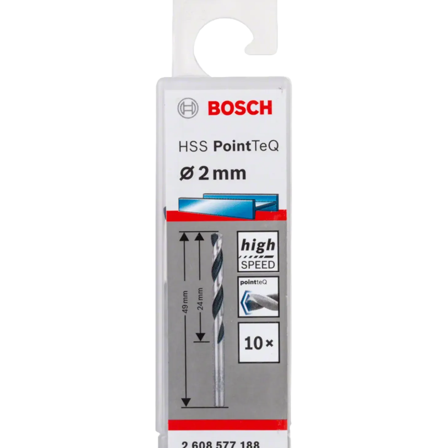 Bosch pointteq metalbor HSS-R 2,5mm