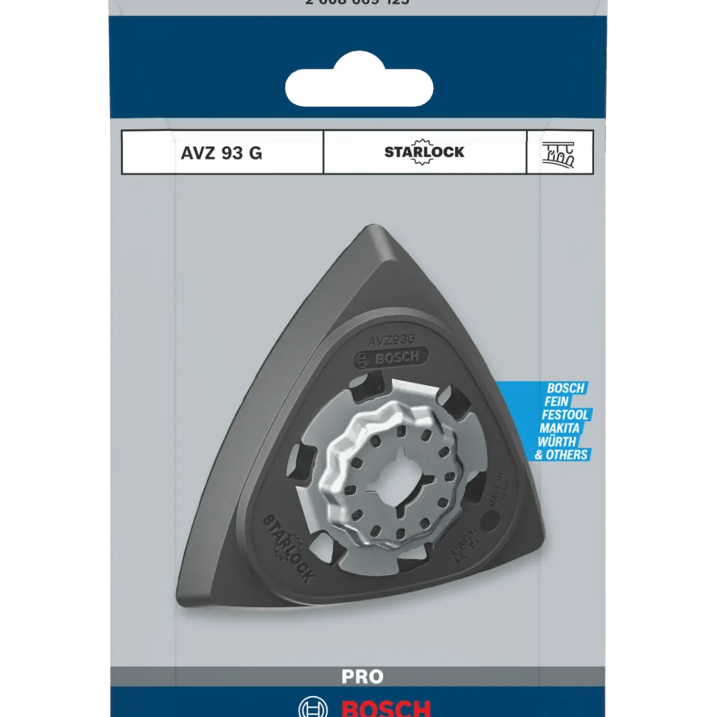Bosch PRO AVZ 93 G tilbehør til multicutter, 93 mm