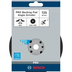 Bosch PRO bagskive, blød, 125 mm, M14, blød