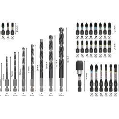 Bosch PRO Impact blandet skrue- og metalboringssæt, 35 stk.