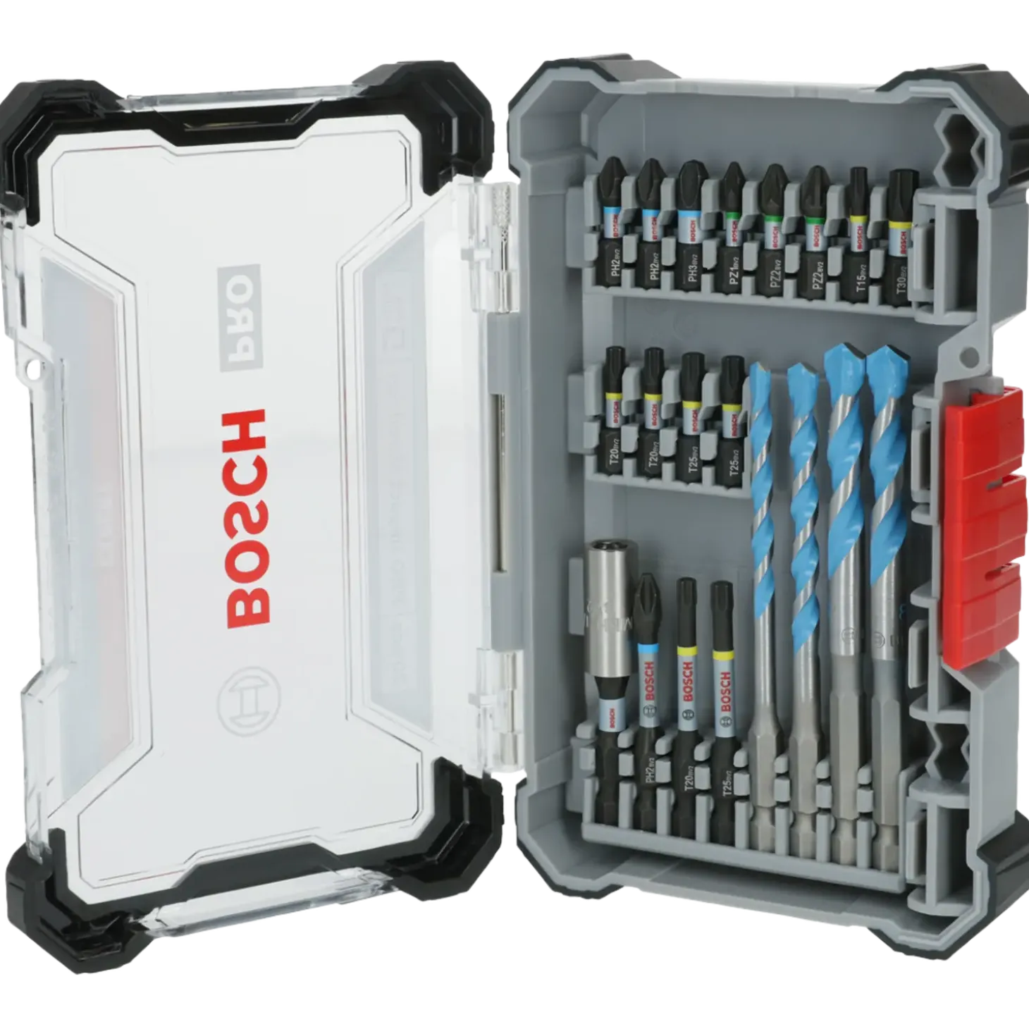 Bosch PRO Impact blandet skrue- og Multi Construction-boresæt, 20 stk.