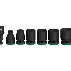 Bosch PRO Impact Socket Set med adapter, 1/2", standard, 7 stk.