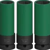 Bosch PRO Impact Socket Set med PET-dæksler, 1/2", ekstra dyb, 3 stk.