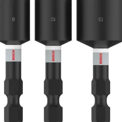 Bosch PRO topnøglesæt magnet, 8x50, 10x50, 13x50 mm, 3 stk.