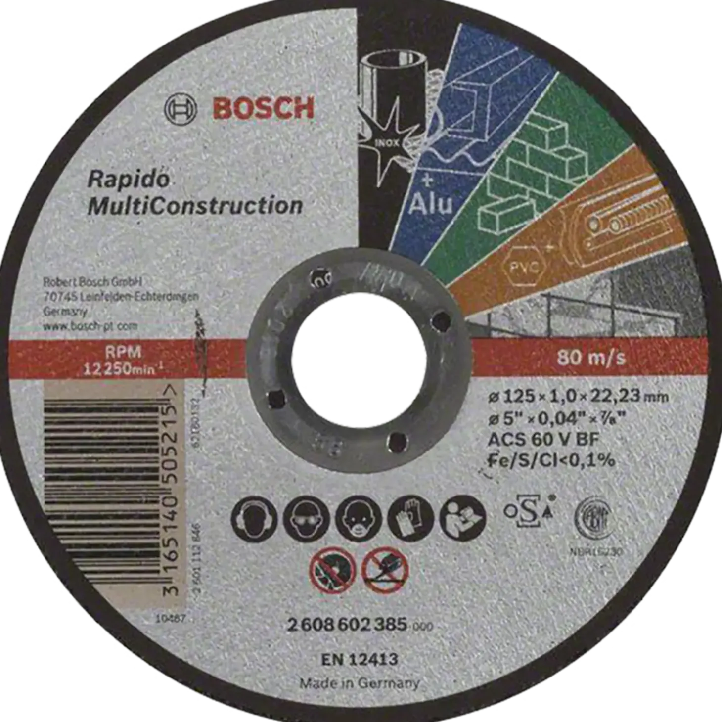 Bosch Skæreskive Universal Ø125x1x22,23 mm
