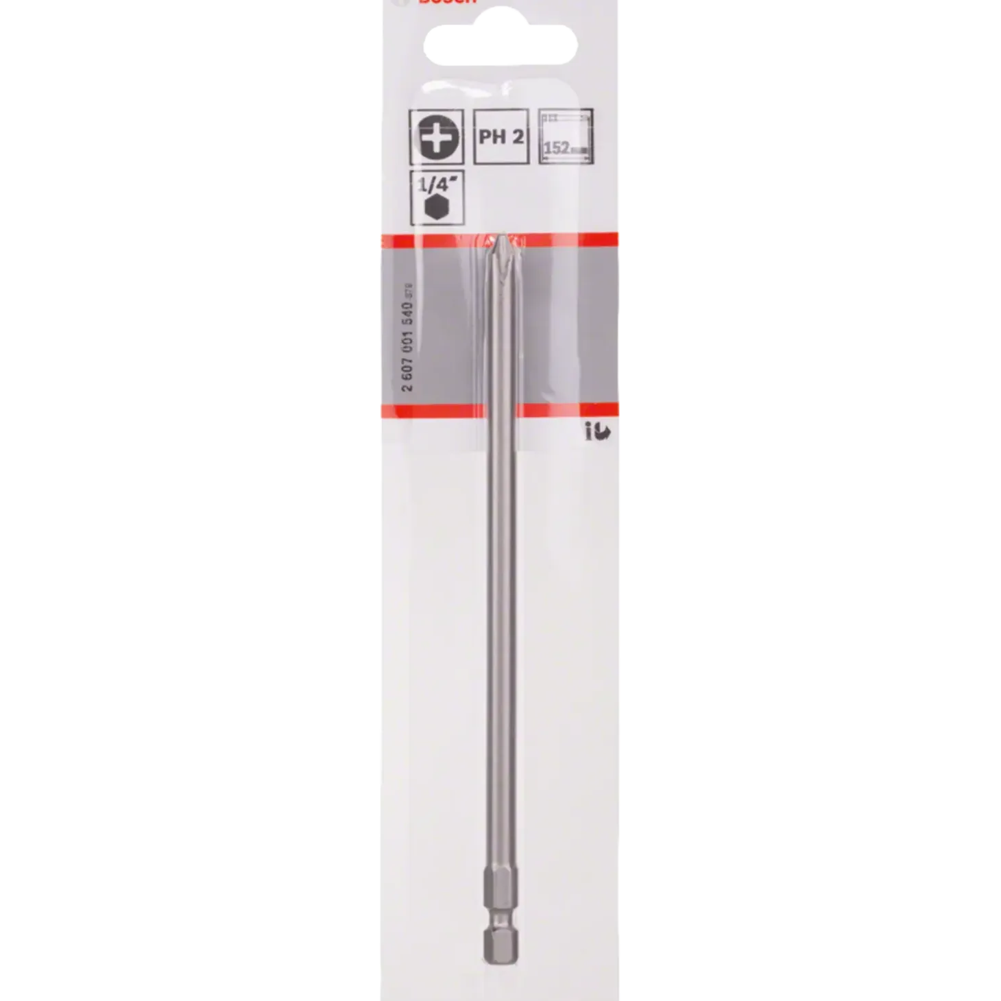 Bosch Skruebit, PH2 ekstra hård 152 mm