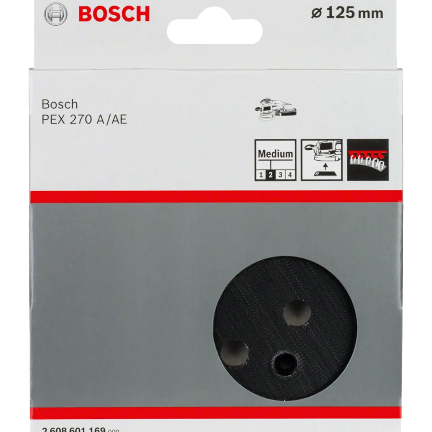 Bosch Slibetallerken Ø125 mm 8 huller