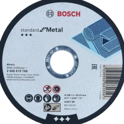 Bosch Standard for Metal Lige skæreskive 125 mm, 22,23 mm