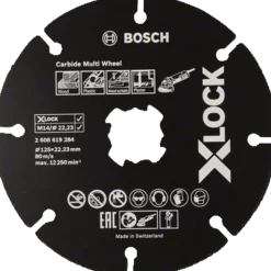 Bosch X-Lock Carbide Multi Wheel skæreskive 125x1 mm