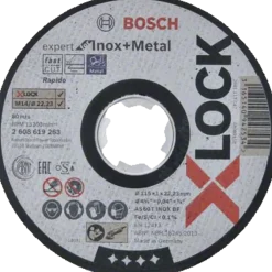 Bosch X-Lock Expert Inox og Metal skæreskive lige 115x1 mm