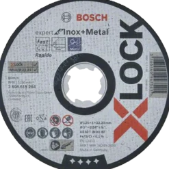 Bosch X-Lock Expert skæreskive for Inox og Metal lige 125x1 mm