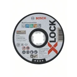 Bosch X-Lock Multi Material skæreskive lige 115x1 mm