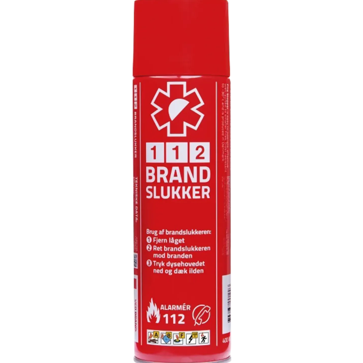 112 brandslukker 400 ml dåse