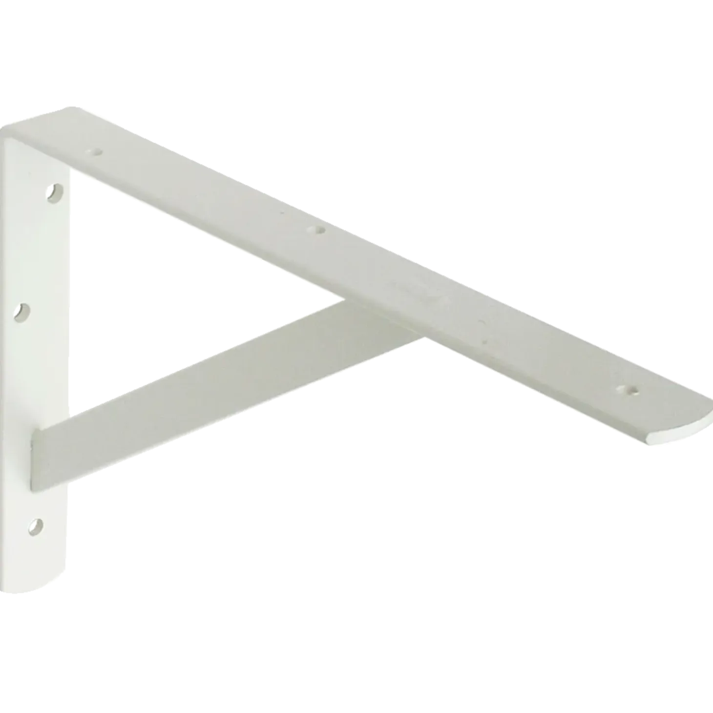 Bæring m/skråstiver 180x290 mm hvid