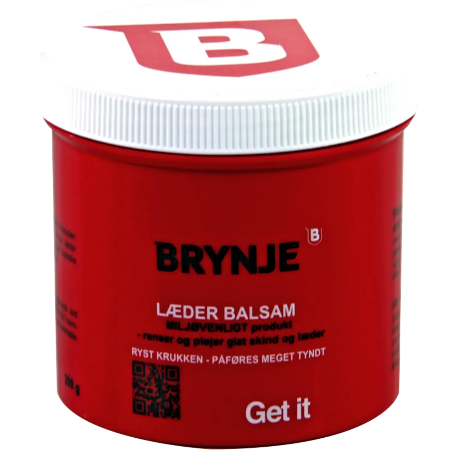 Brynje læderbalsam 200 g sort