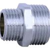 Brystnippel  1/2" krom