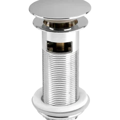 Bundventil m/overløb 1 1/4"x11 cm krom