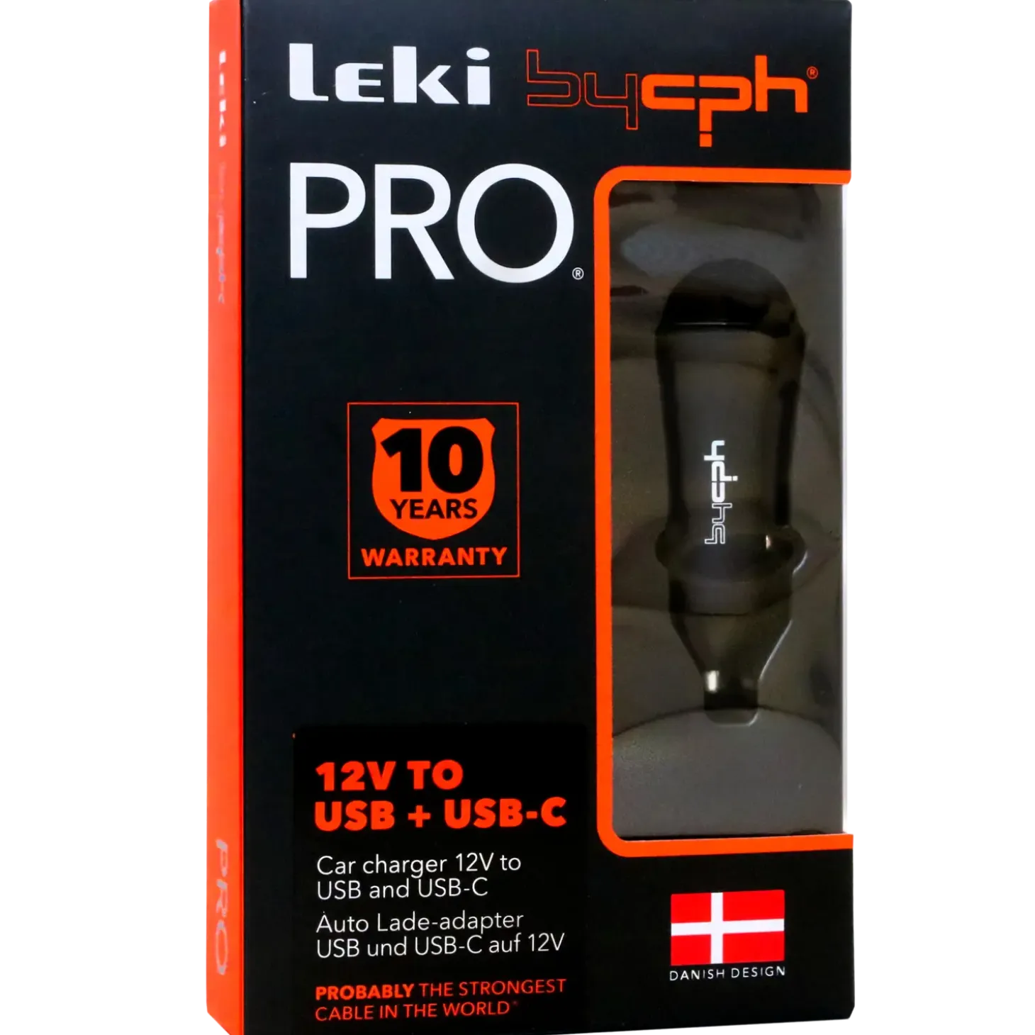 Bycph PRO Adapter - 12V Billader til USB/USB-C