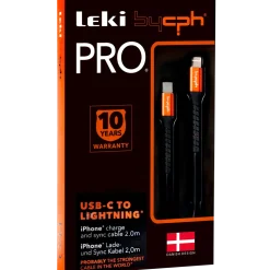 Bycph PRO Kabel - USB-C til Lightning, 2 m