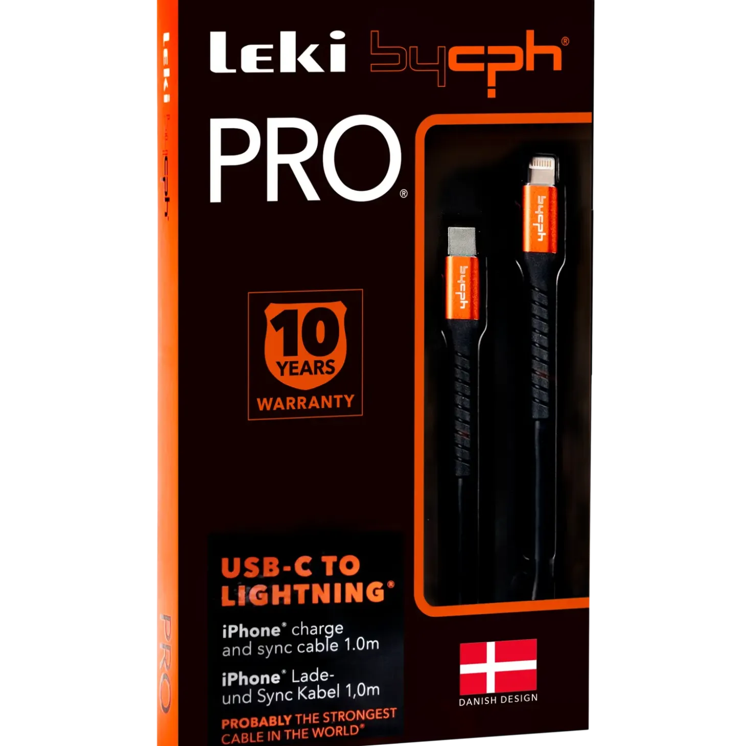 Bycph PRO Kabel - USB-C til Lightning, 1 m