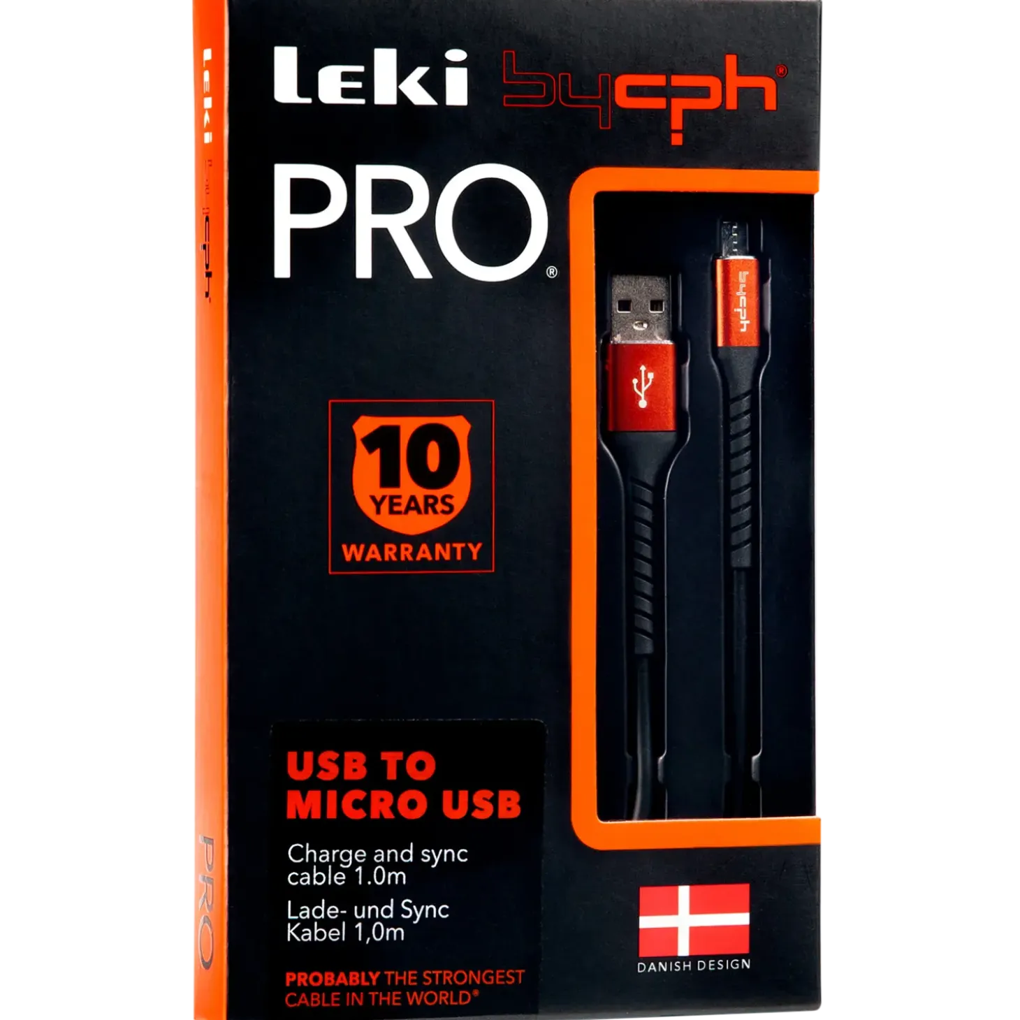 Bycph PRO Kabel - USB til Micro USB 1 m