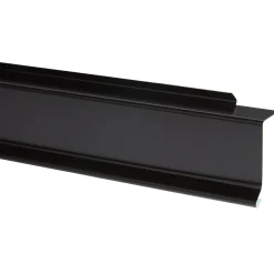 Bygtjek løskant sort 45x25x1000 mm