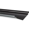Bygtjek skotrende 7" dobbelt 1000 mm sort alu